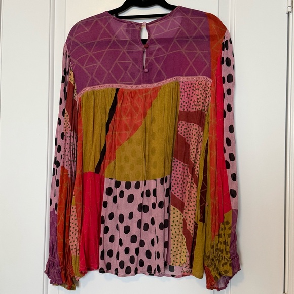 Anthropologie Bl^nk London Miranda Peasant Blouse, XL - Picture 13 of 16